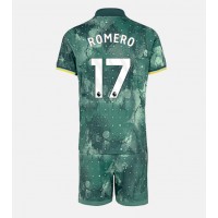 Tottenham Hotspur Cristian Romero #17 Kolmas Peliasu Lasten 2024-25 Lyhythihainen (+ Lyhyet housut)